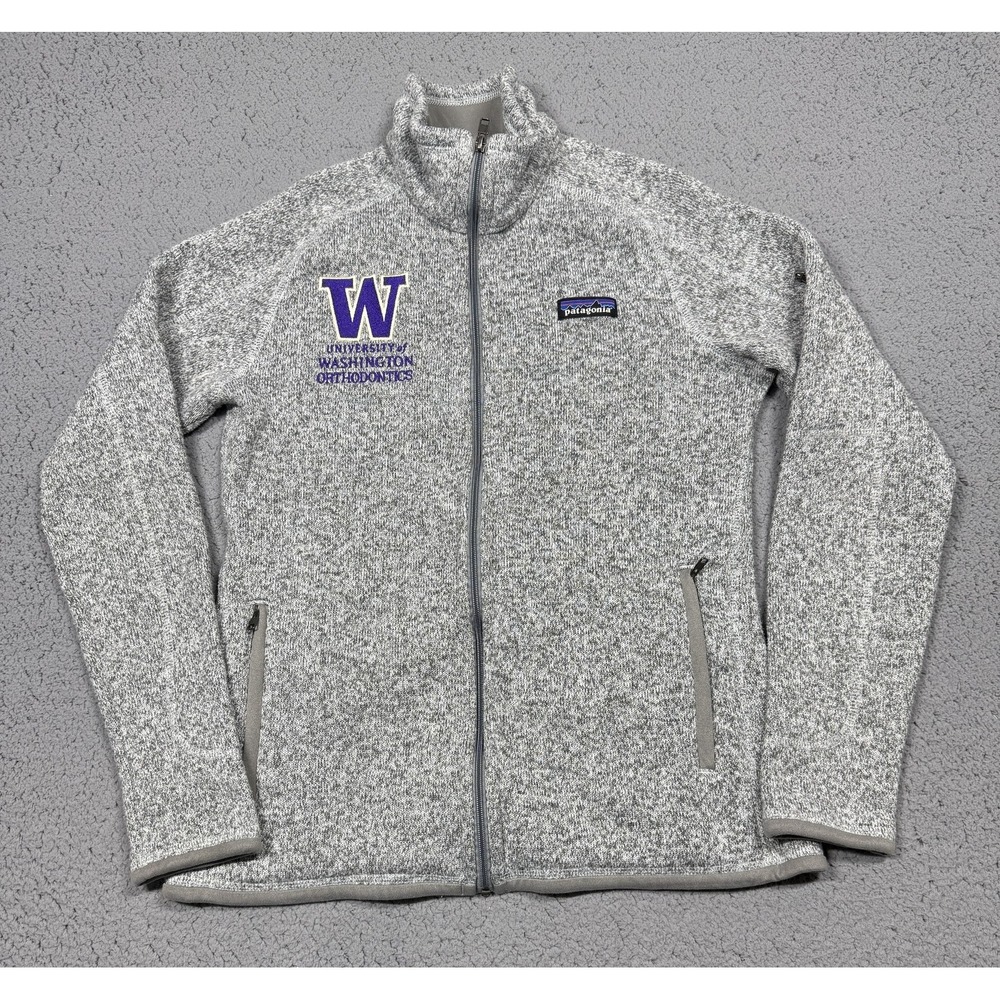 Patagonia Better Sweater Fleece Jacket Womens Small Univ Washington Orthodontics